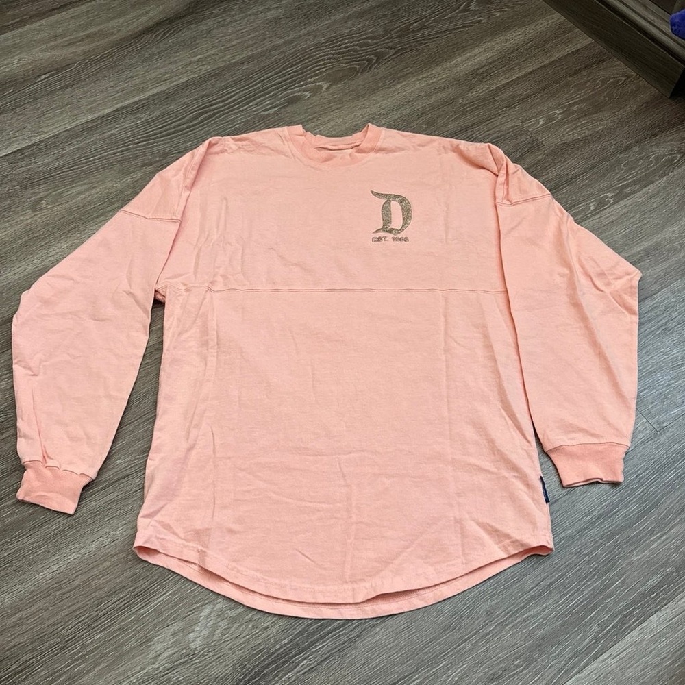 Disney Parks Spirit Jersey Disneyland Resort Pink Gold Glitter